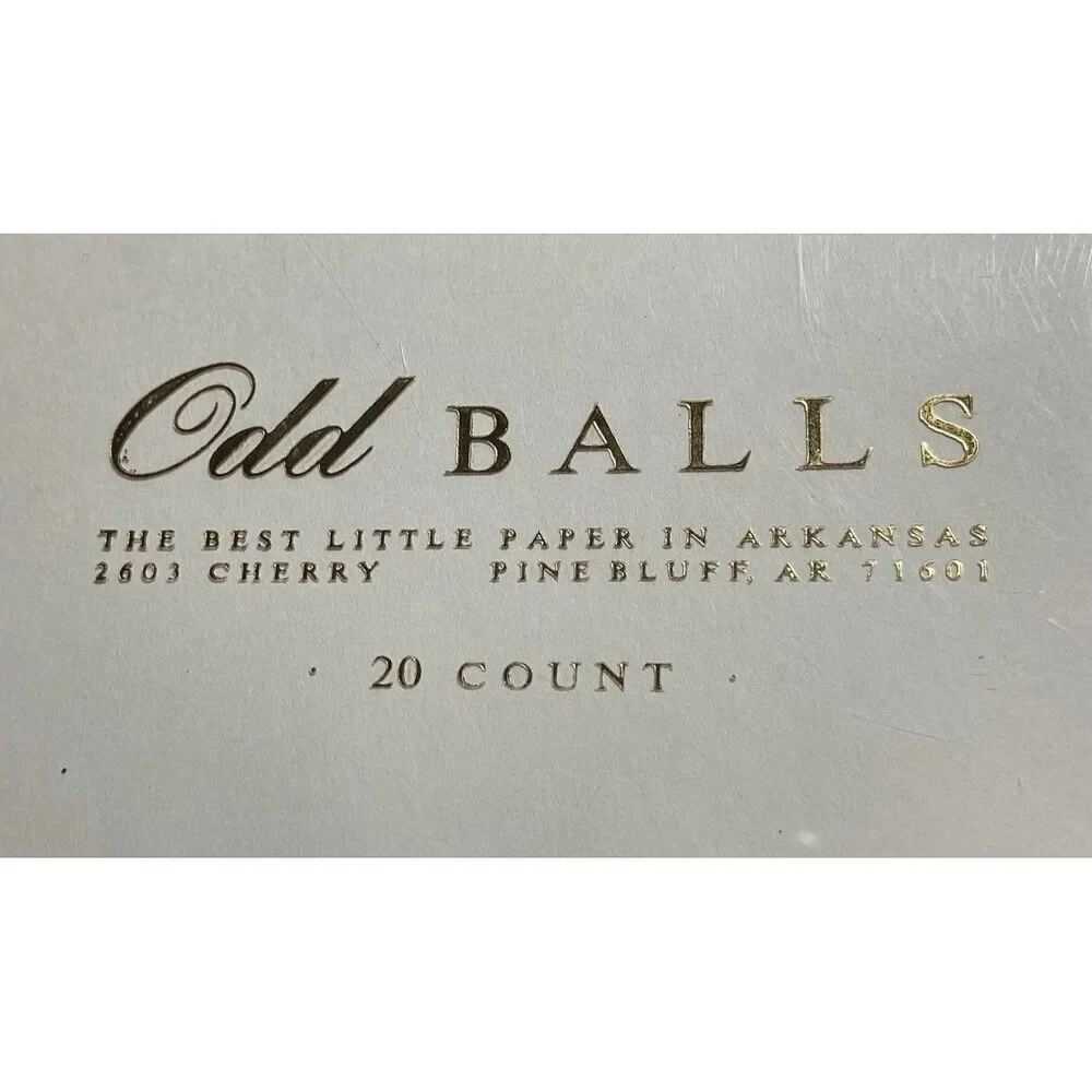 Odd Balls invitations envelopes